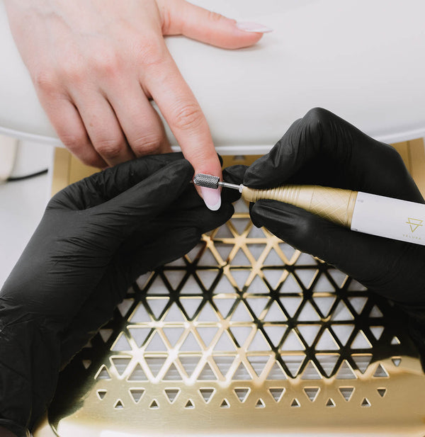 Pochłaniacz pyłu manicure nablatowy V1 ONE FLOW 60W Złoty