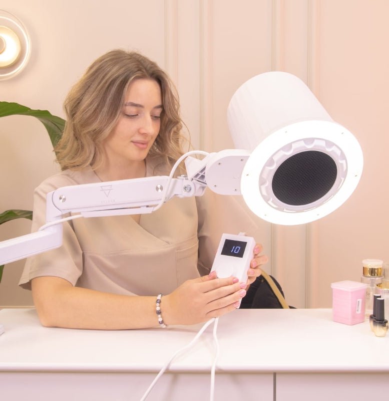 Biurkowy pochłaniacz pyłu manicure pedicure S2 PRO 80W – widok produktu 2