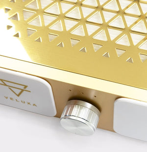 Pochłaniacz pyłu manicure nablatowy V1 ONE FLOW 60W Złoty – widok produktu 3