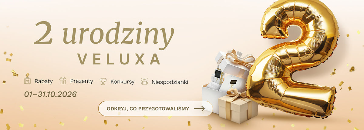 2 urodziny Veluxa – rabaty, prezenty, konkursy i niespodzianki, 01–31.10.2026
